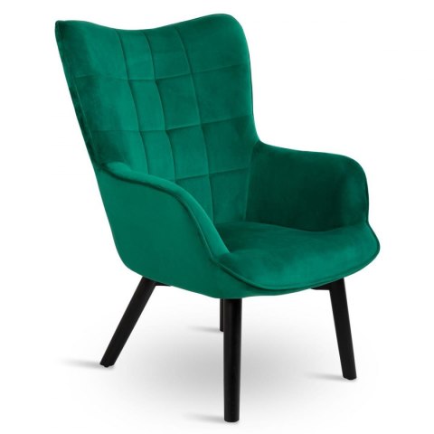 Fotel Grella Bottle Green Black Fotel Grella Bottle Green Black
