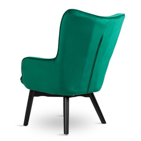 Fotel Grella Bottle Green Black Fotel Grella Bottle Green Black