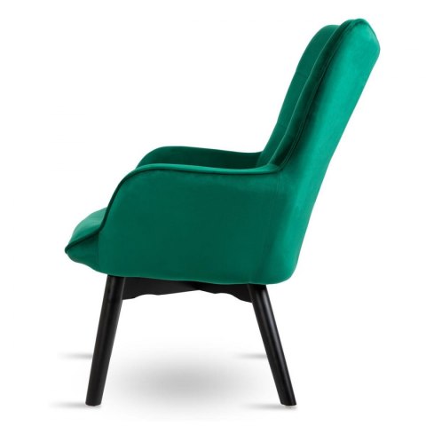 Fotel Grella Bottle Green Black Fotel Grella Bottle Green Black