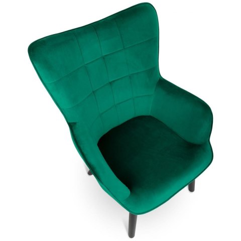 Fotel Grella Bottle Green Black Fotel Grella Bottle Green Black