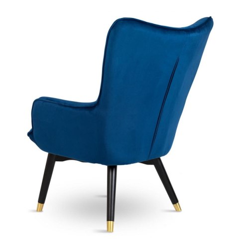 Fotel Grella Royal Blue Blak Gold Fotel Grella Royal Blue Blak Gold