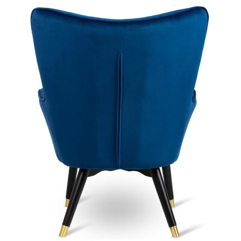 Fotel Grella Royal Blue Blak Gold Fotel Grella Royal Blue Blak Gold