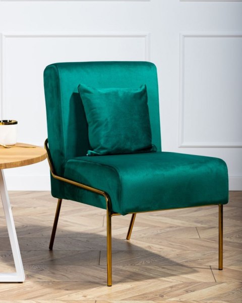Fotel Nammi Gold Dark Green Fotel Nammi Gold Dark Green