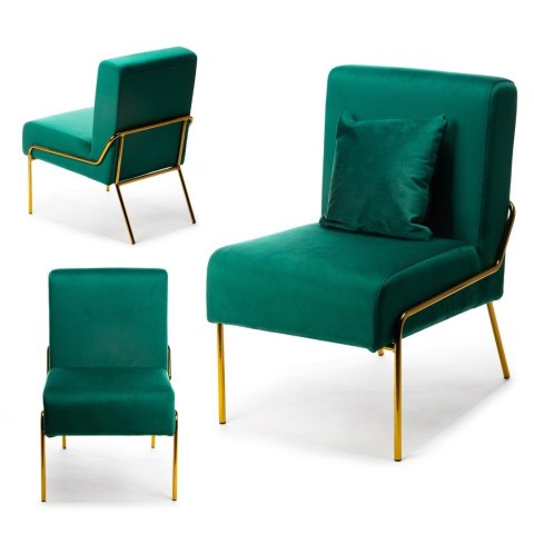 Fotel Nammi Gold Dark Green Fotel Nammi Gold Dark Green