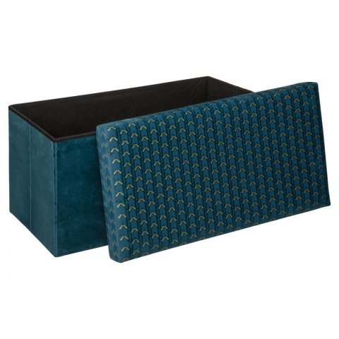 Pufa Liam Velvet Bleu Canard 76x38 cm Pufa Liam Velvet Bleu Canard 76x38 cm