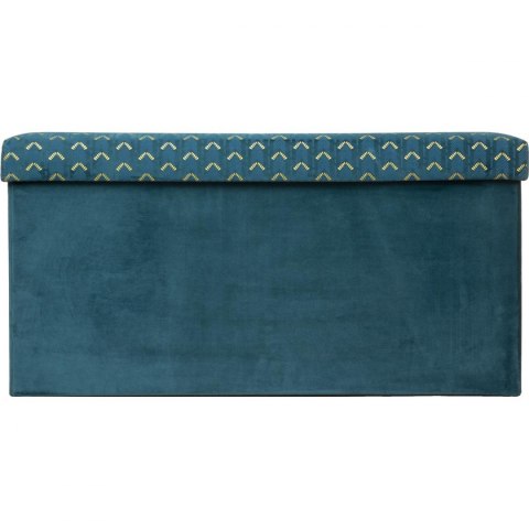Pufa Liam Velvet Bleu Canard 76x38 cm Pufa Liam Velvet Bleu Canard 76x38 cm