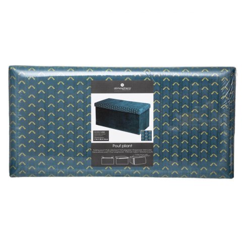 Pufa Liam Velvet Bleu Canard 76x38 cm Pufa Liam Velvet Bleu Canard 76x38 cm