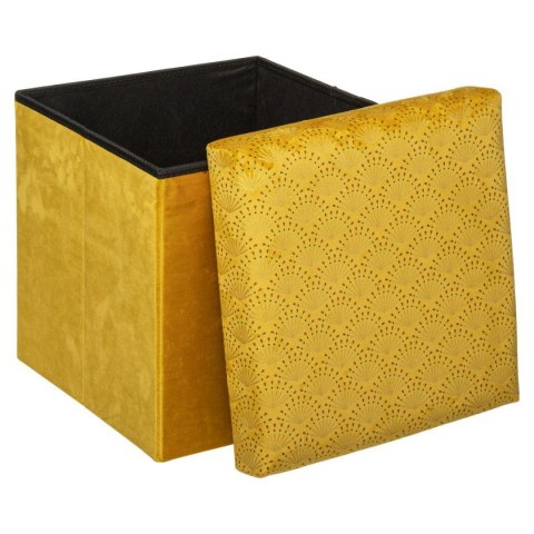 Pufa Liam Velvet Ochre 38x38 cm Pufa Liam Velvet Ochre 38x38 cm