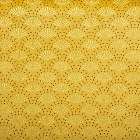 Pufa Liam Velvet Ochre 38x38 cm Pufa Liam Velvet Ochre 38x38 cm