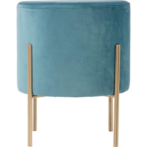 Pufa na złotych nogach Blue Velvet Pufa na złotych nogach Blue Velvet