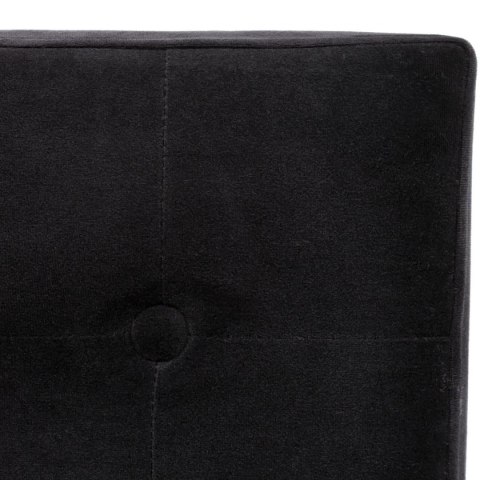 Pufa pikowana Adaline Black 38x38 cm Pufa pikowana Adaline Black 38x38 cm