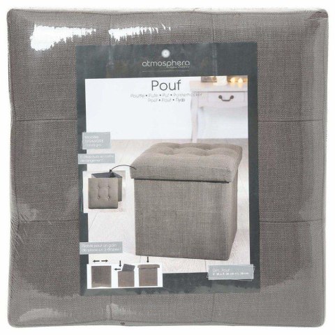 Pufa pikowana Lysandre Grey 38x38 cm Pufa pikowana Lysandre Grey 38x38 cm