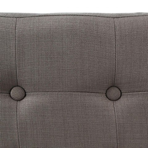 Pufa pikowana Lysandre Grey 78x38 cm Pufa pikowana Lysandre Grey 78x38 cm