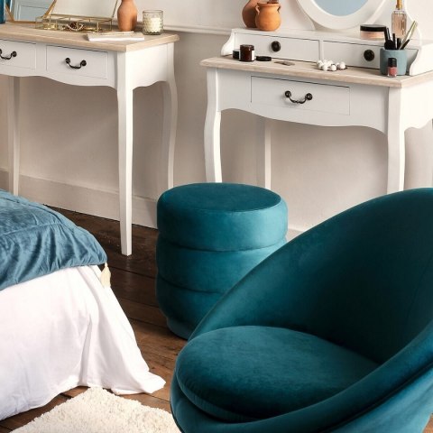 Pufa welurowa Sinan Blue Velvet Pufa welurowa Sinan Blue Velvet